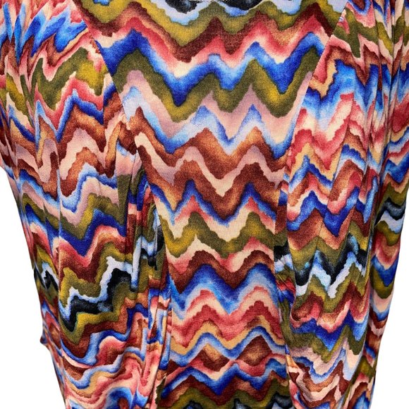 New The Podolls Flattering Ruched Striped Oversized Knit Top Anthropologie Tunic - Picture 5 of 11